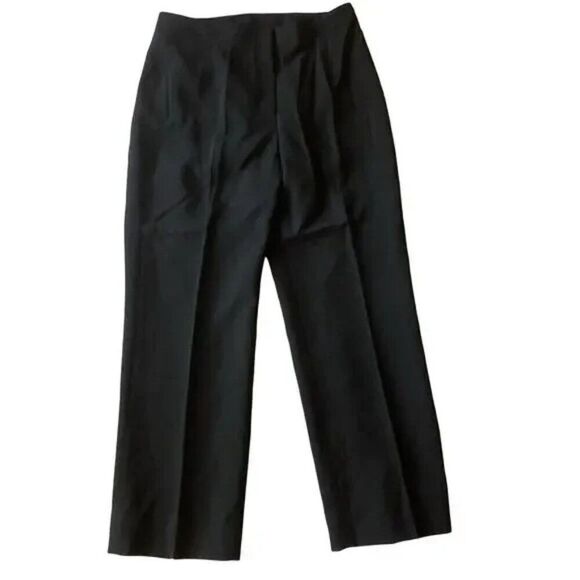 Suit Studio - Black Dress Pants Lined  - size 10 - Picture 1 of 7